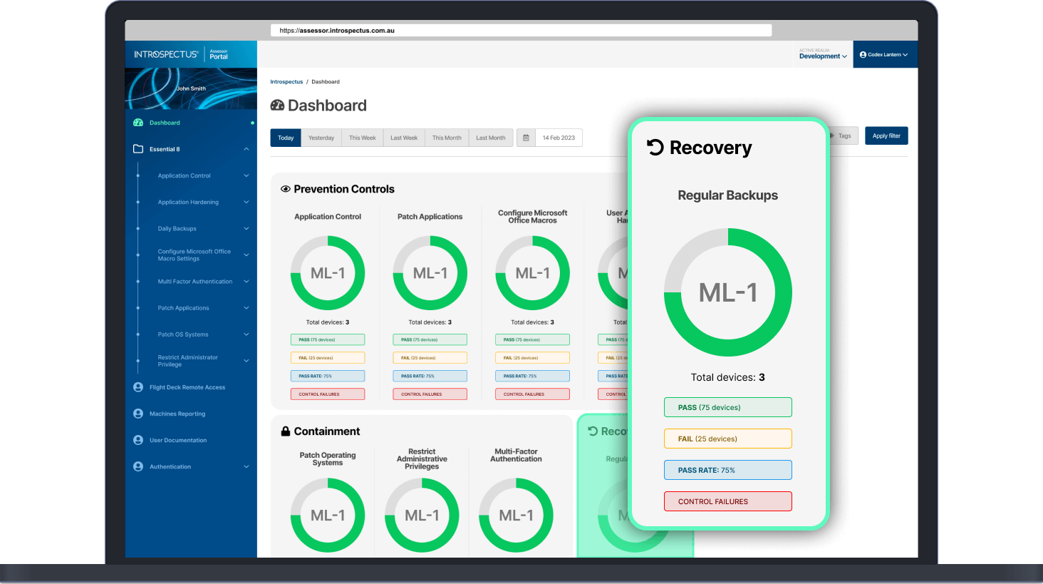 Introspectus Assessor Dashboard